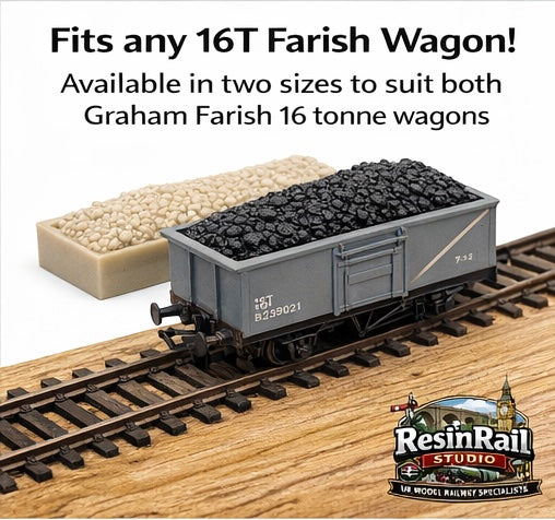 1:148 UK N Gauge Graham Farish 16T Wagon Drop-In Wagon Load Inserts