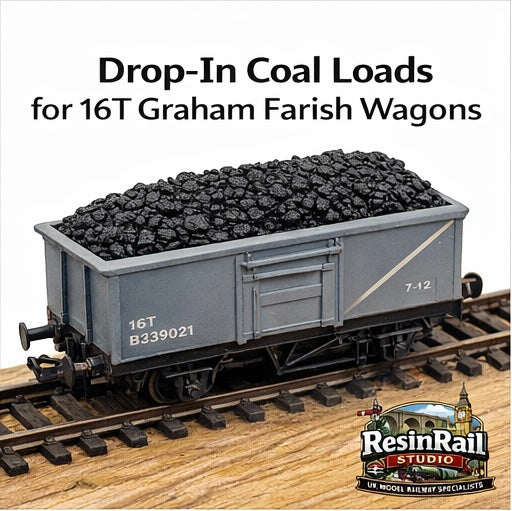 1:148 UK N Gauge Graham Farish 16T Wagon Drop-In Wagon Load Inserts