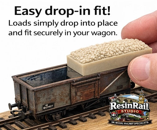 1:148 UK N Gauge Graham Farish 16T Wagon Drop-In Wagon Load Inserts